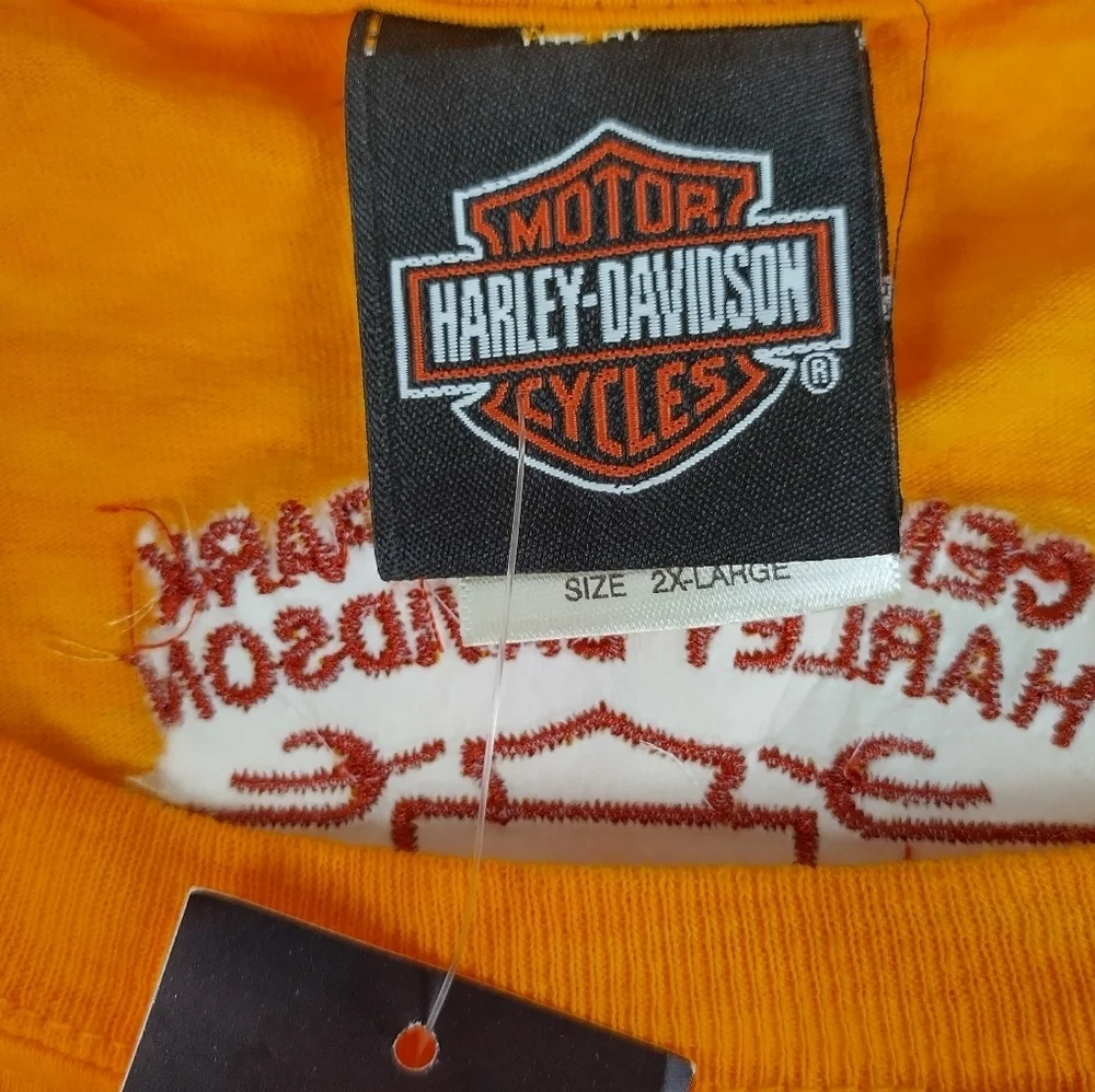 Harley Davidson Adults Size 2XL NWT Biker Shirt Sunburst  Ohio  Motorcycle